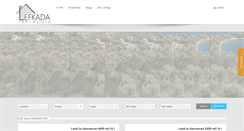Desktop Screenshot of lefkada-realestate.com